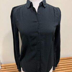 Button down black shirt